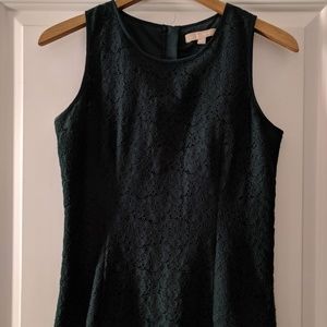 Sleeveless Back Zip Top